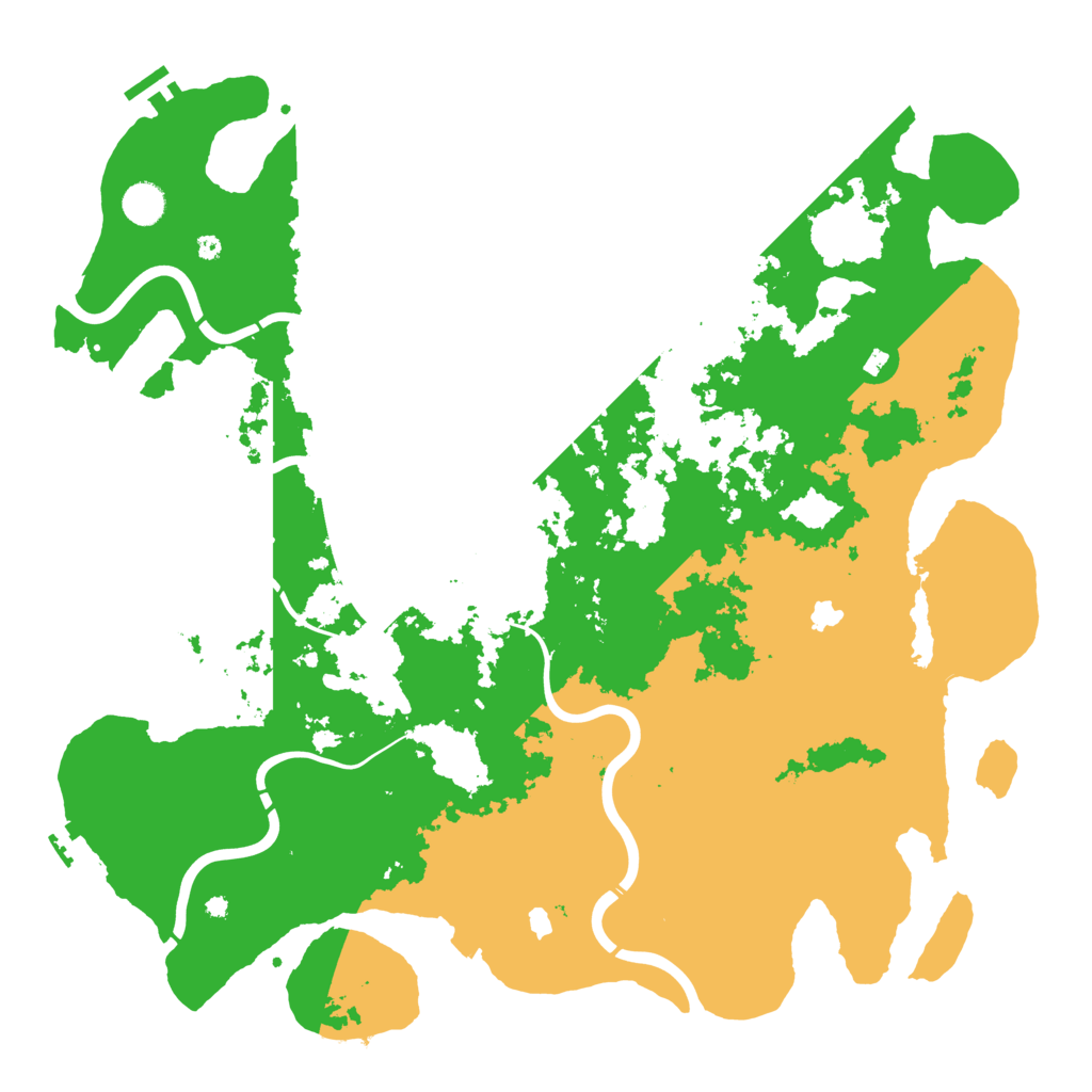 Biome Rust Map: Procedural Map, Size: 4500, Seed: 4932010