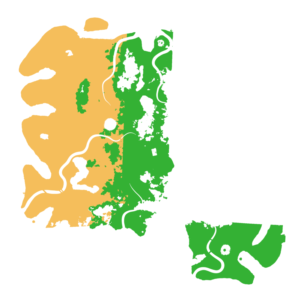 Biome Rust Map: Procedural Map, Size: 4500, Seed: 2935417