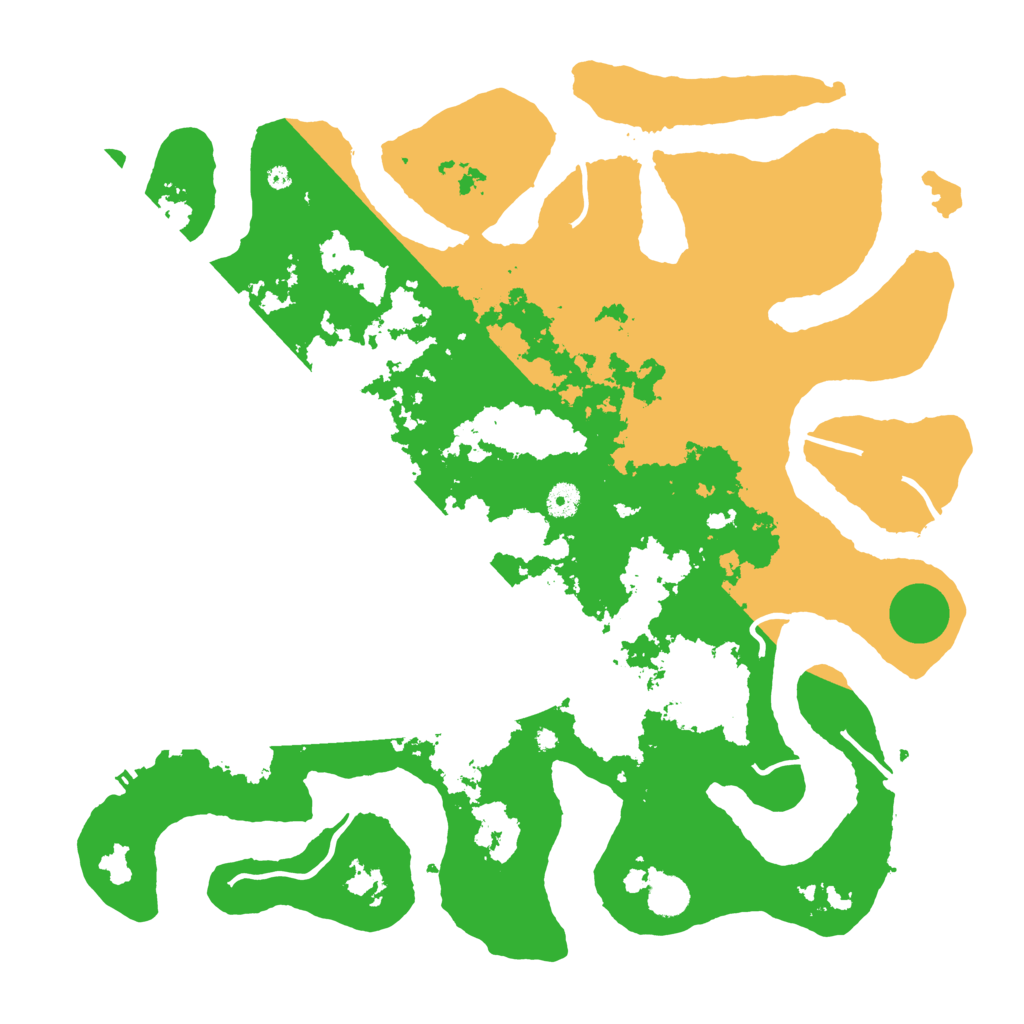 Biome Rust Map: Procedural Map, Size: 4500, Seed: 4702851