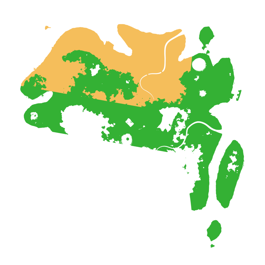 Biome Rust Map: Procedural Map, Size: 3550, Seed: 6565