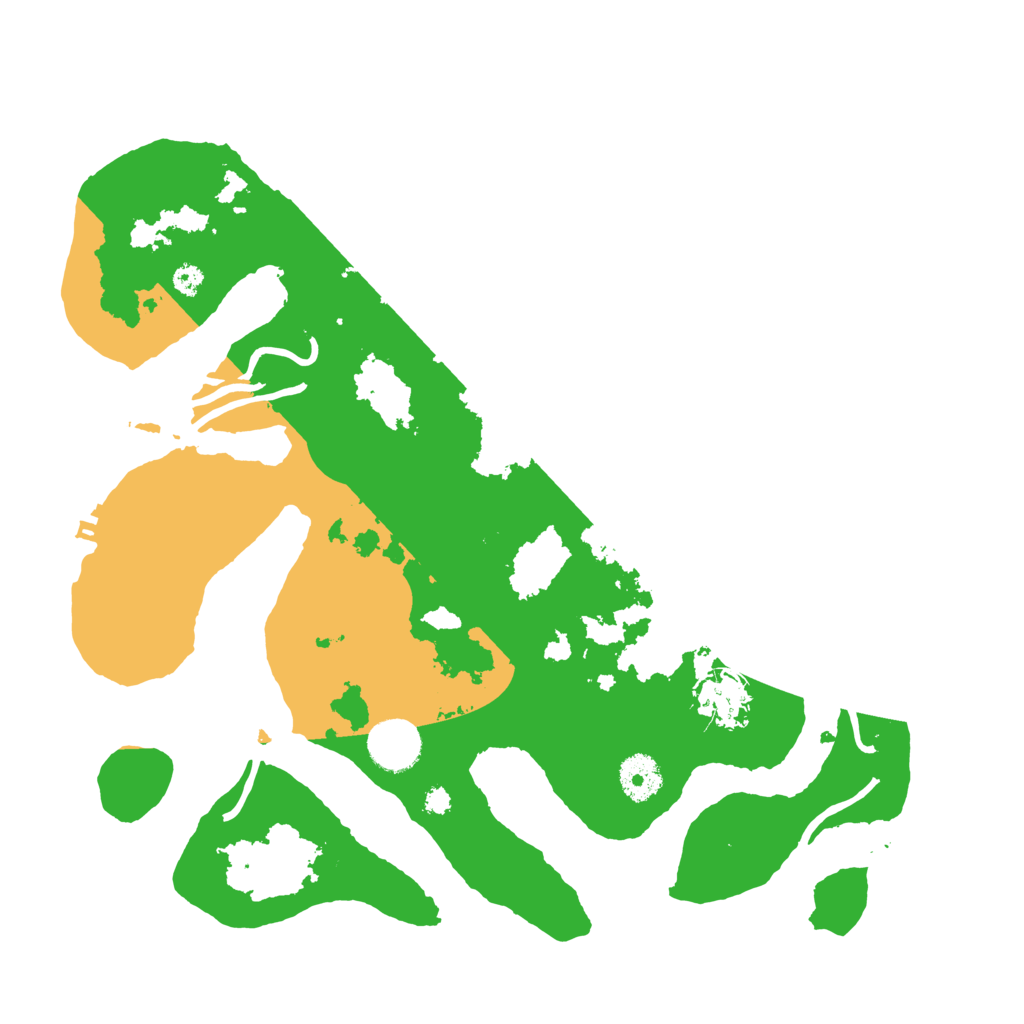 Biome Rust Map: Procedural Map, Size: 3500, Seed: 504843