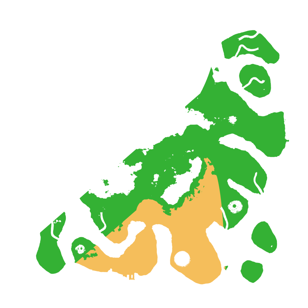 Biome Rust Map: Procedural Map, Size: 3500, Seed: 5370846