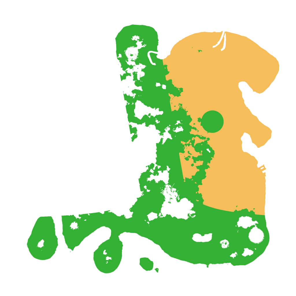 Biome Rust Map: Procedural Map, Size: 3500, Seed: 1138122492