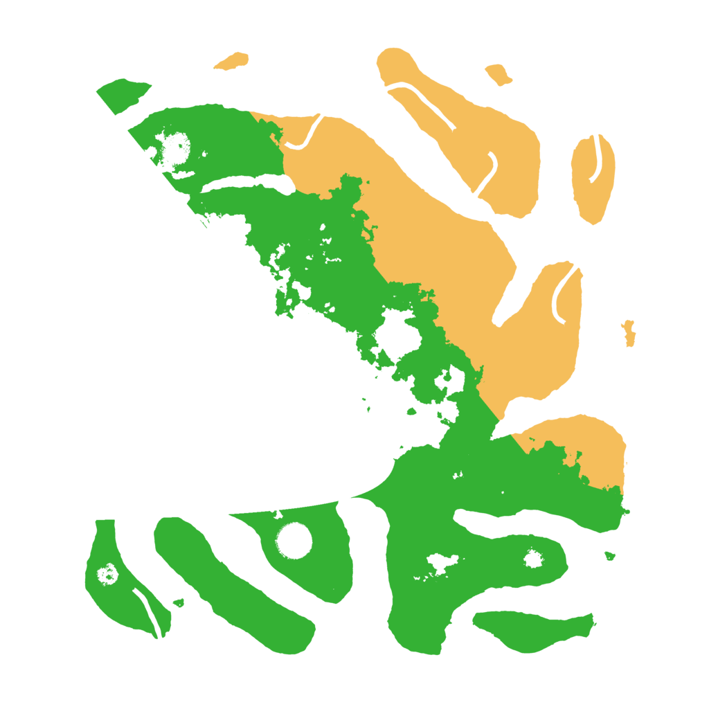 Biome Rust Map: Procedural Map, Size: 3500, Seed: 4987313