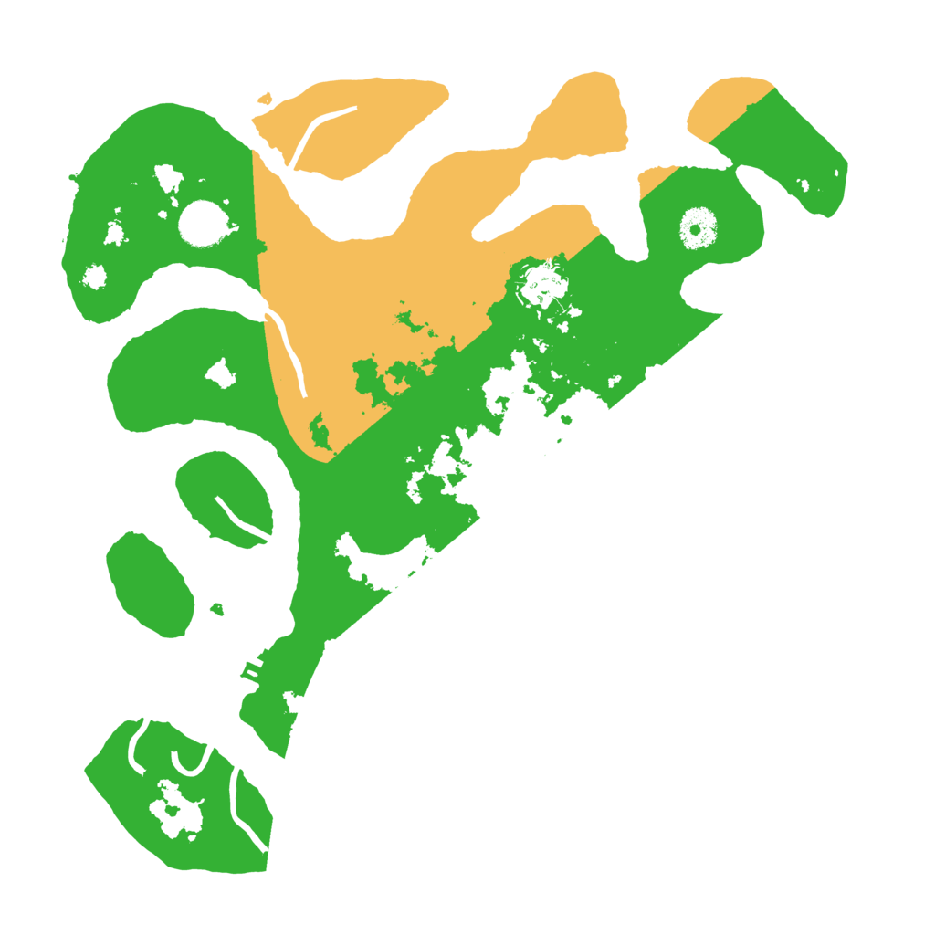 Biome Rust Map: Procedural Map, Size: 3500, Seed: 432215