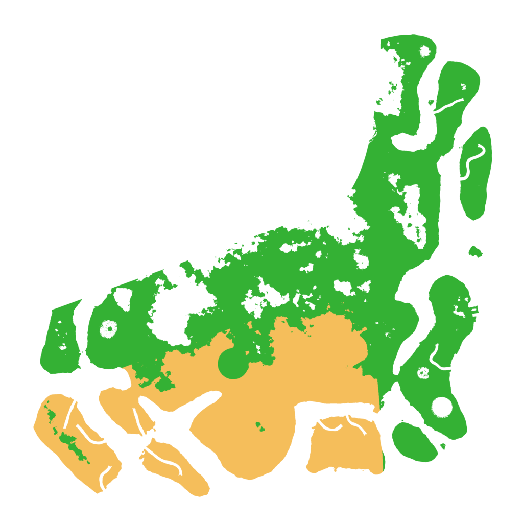 Biome Rust Map: Procedural Map, Size: 4500, Seed: 81626