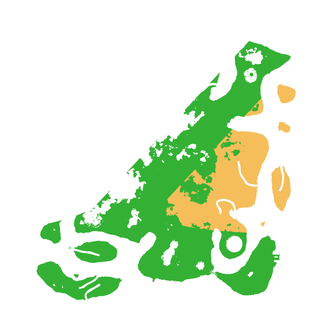 Biome Rust Map: Procedural Map, Size: 3500, Seed: 1545084