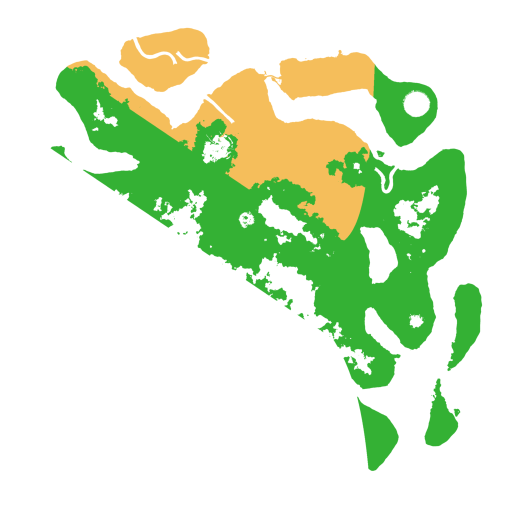 Biome Rust Map: Procedural Map, Size: 3500, Seed: 4073041