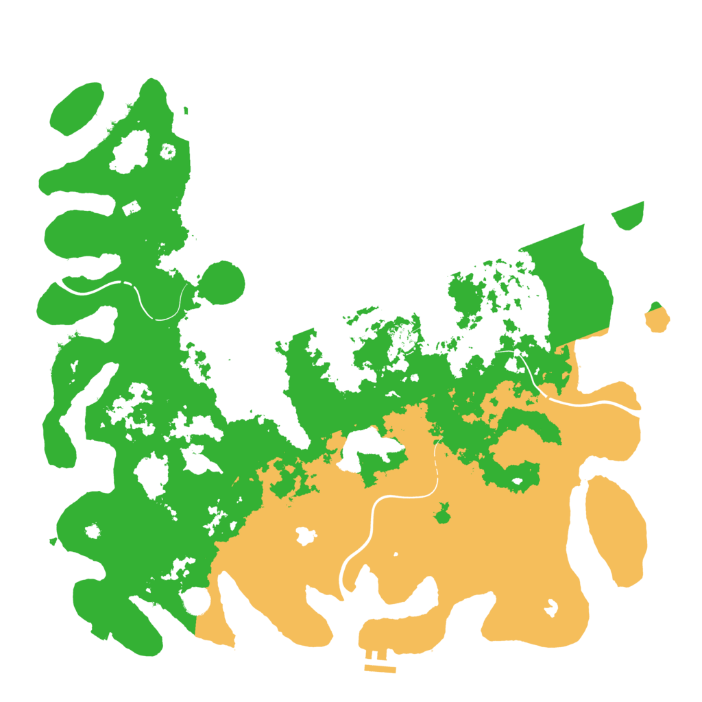 Biome Rust Map: Procedural Map, Size: 4500, Seed: 1806301