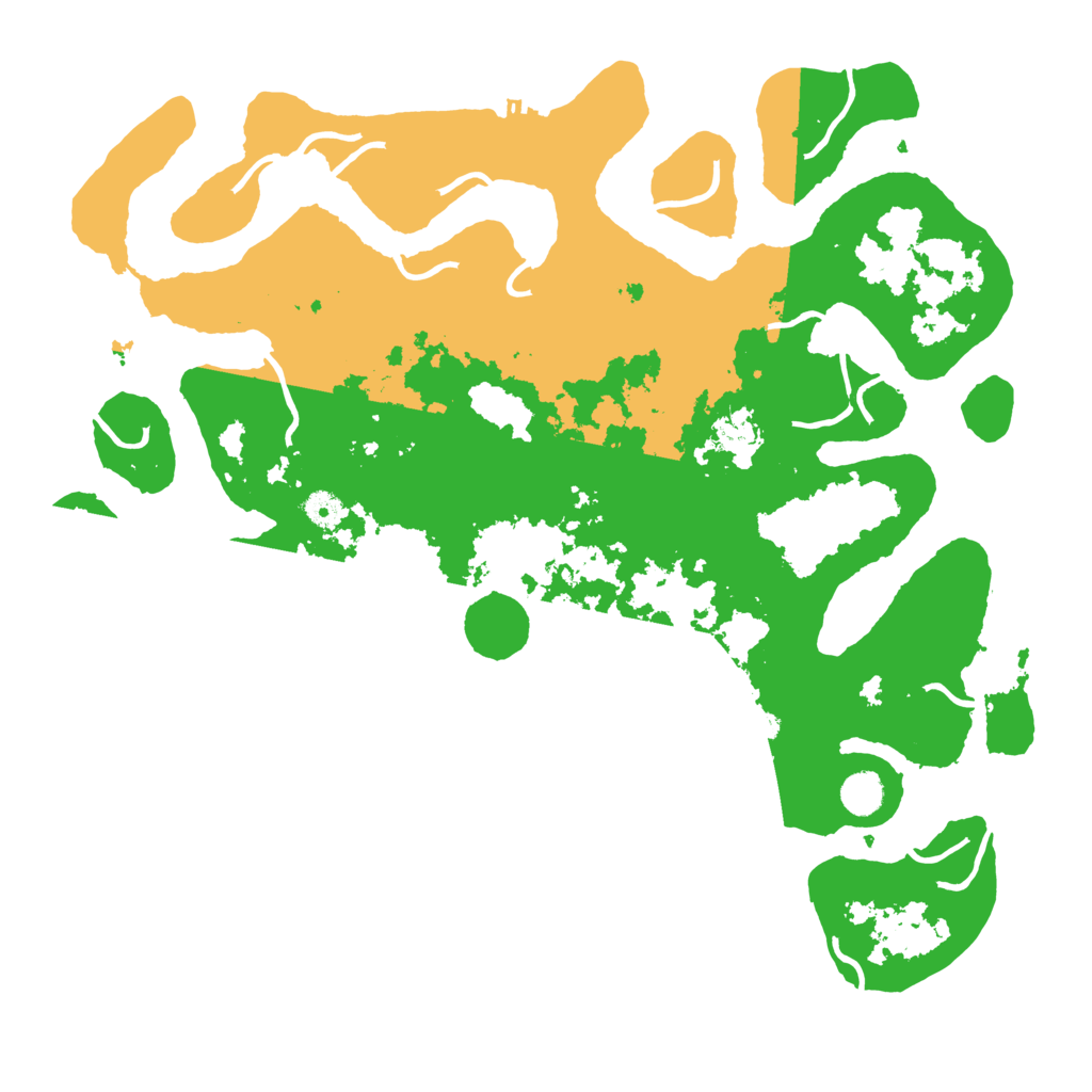 Biome Rust Map: Procedural Map, Size: 4500, Seed: 5324758