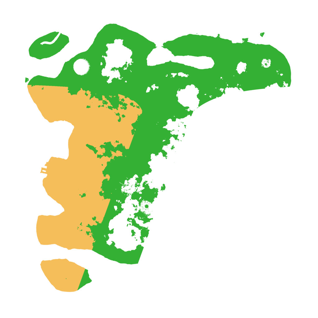 Biome Rust Map: Procedural Map, Size: 3500, Seed: 4420683