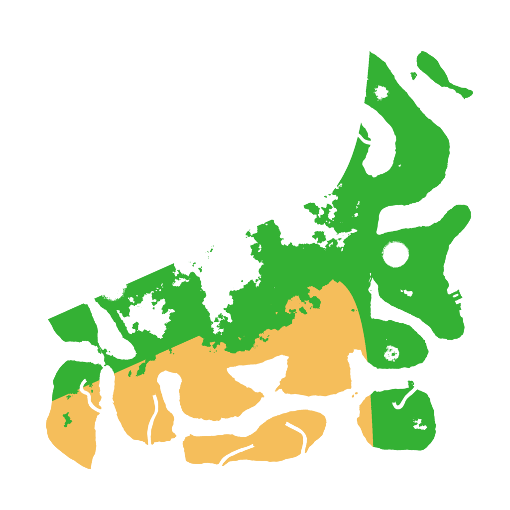 Biome Rust Map: Procedural Map, Size: 3500, Seed: 1302022