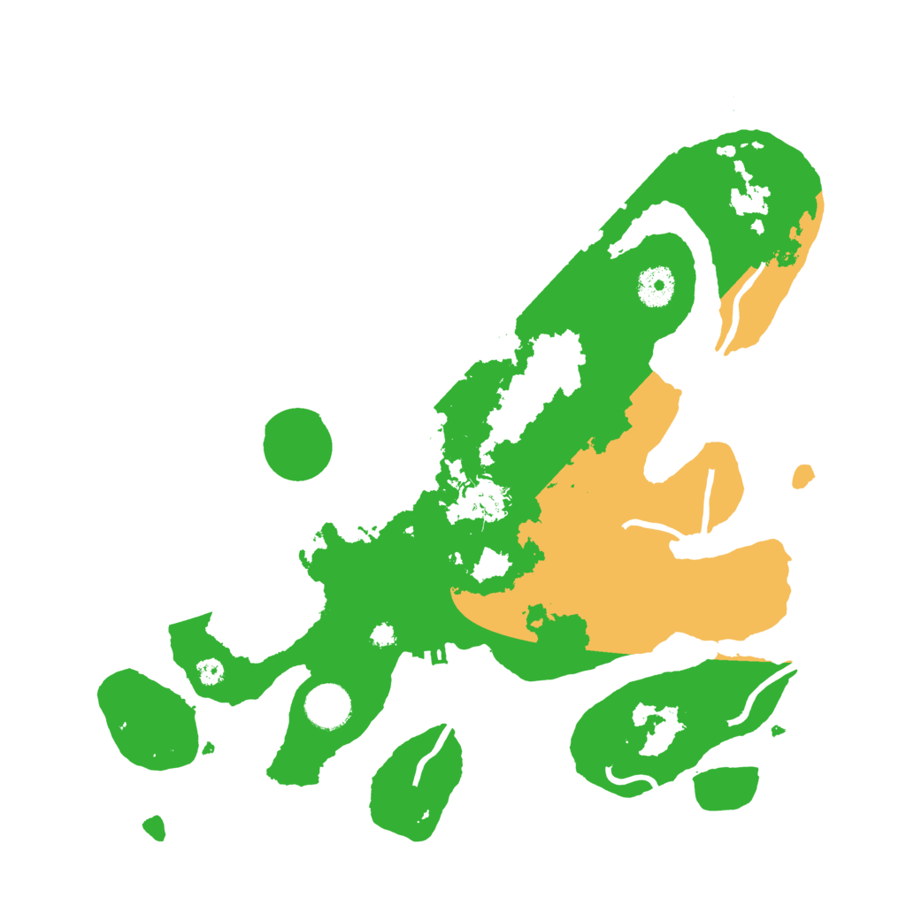 Biome Rust Map: Procedural Map, Size: 3500, Seed: 6093749