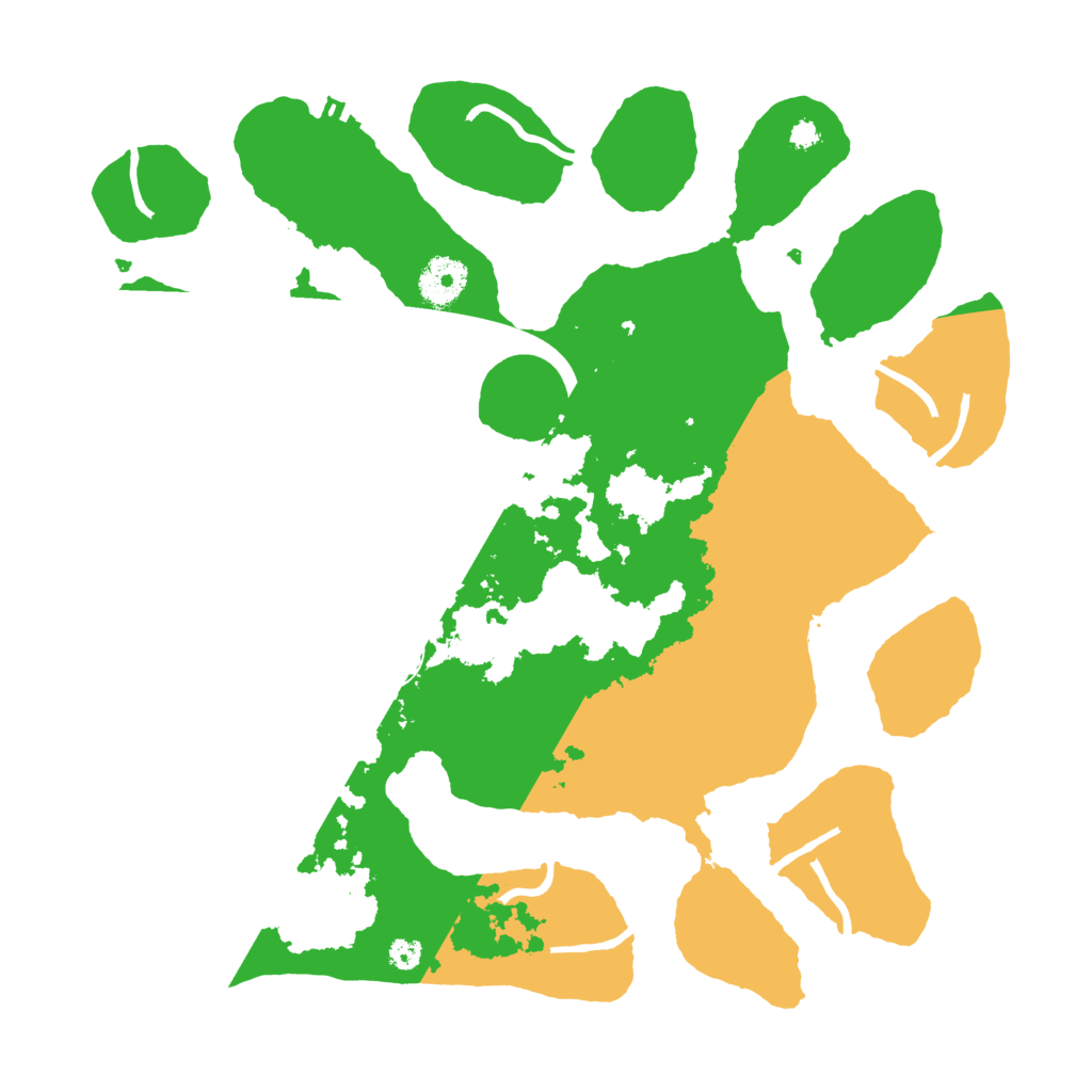 Biome Rust Map: Procedural Map, Size: 3500, Seed: 1328780