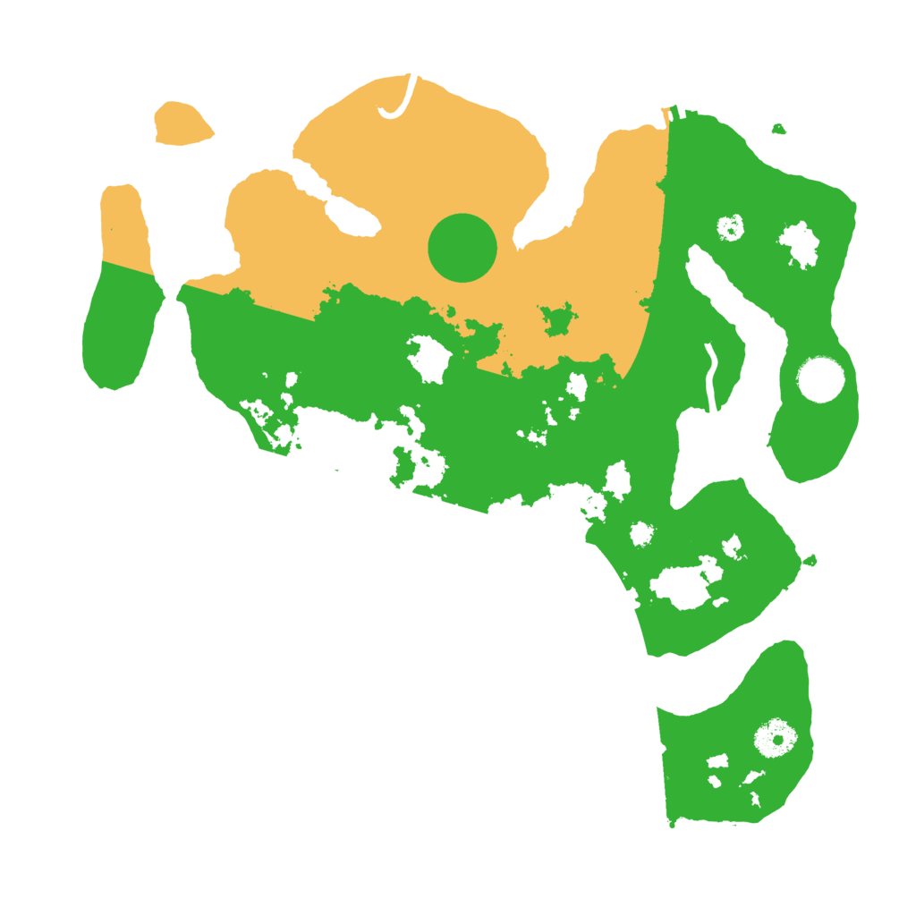 Biome Rust Map: Procedural Map, Size: 3500, Seed: 1740465221