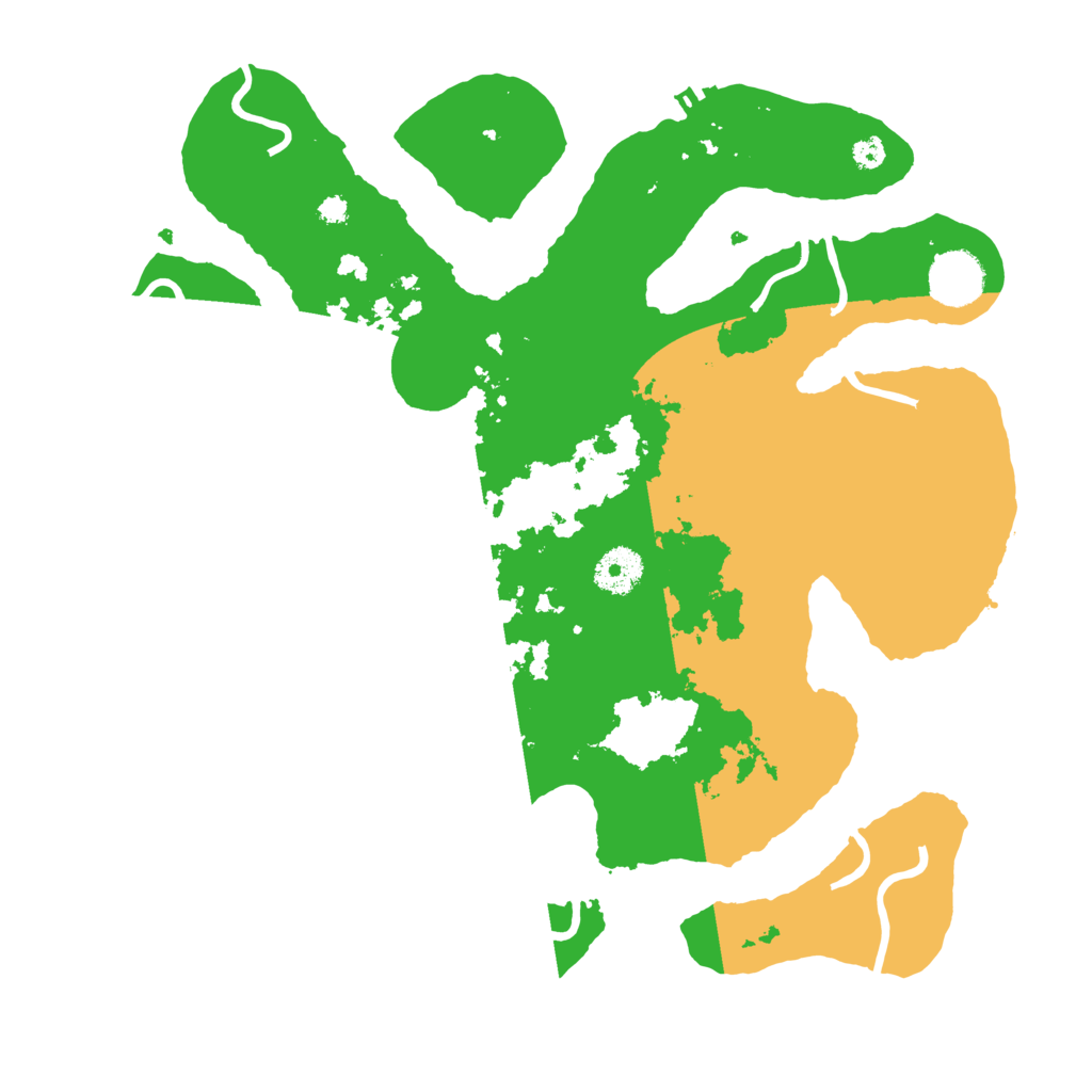 Biome Rust Map: Procedural Map, Size: 3500, Seed: 2978367