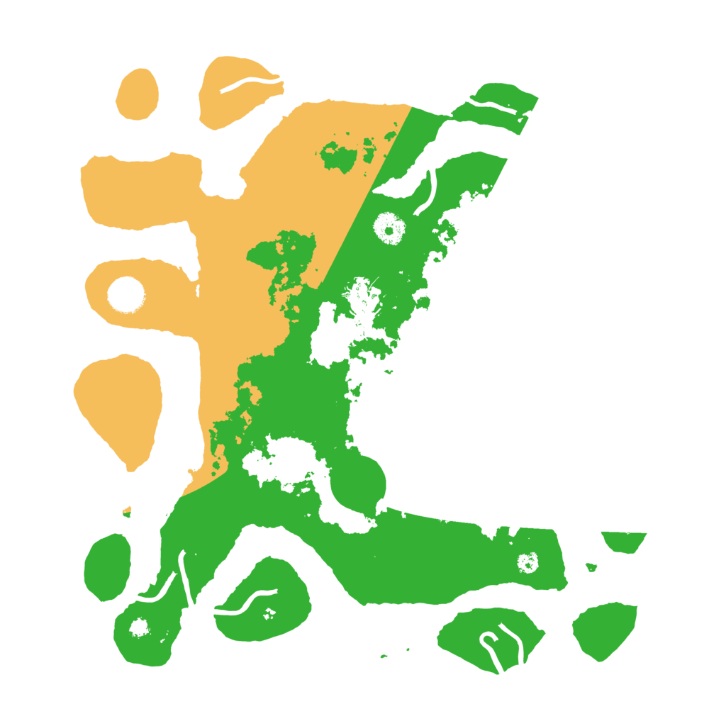 Biome Rust Map: Procedural Map, Size: 3500, Seed: 728360674