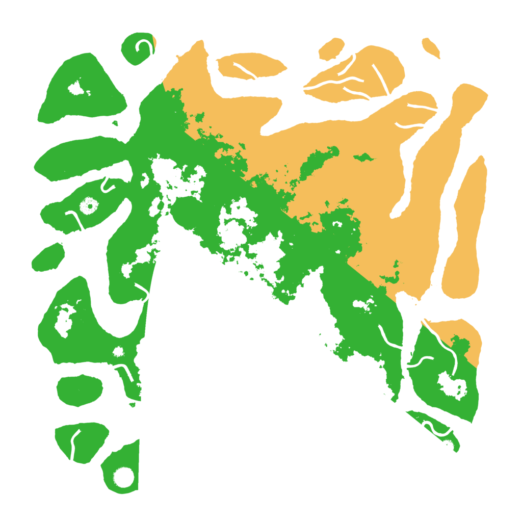 Biome Rust Map: Procedural Map, Size: 4500, Seed: 253171812