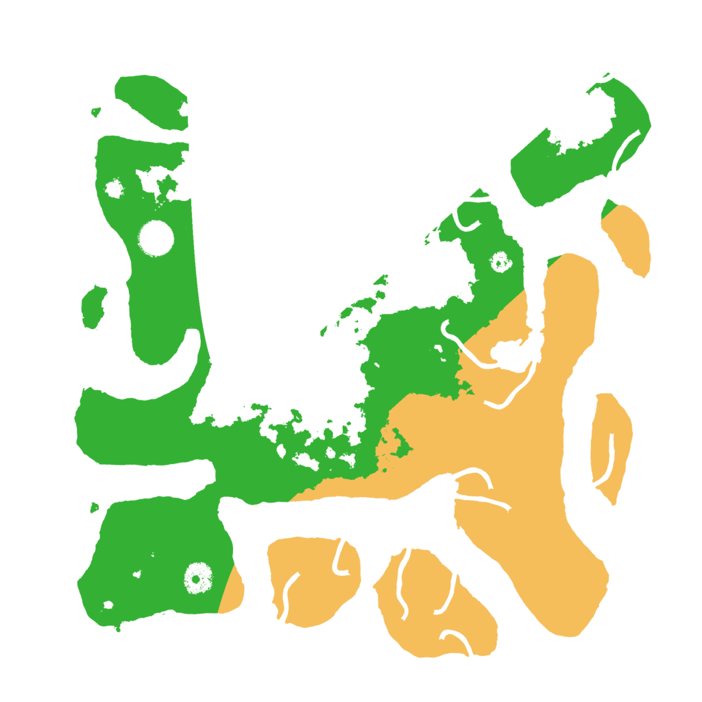 Biome Rust Map: Procedural Map, Size: 3500, Seed: 2427471