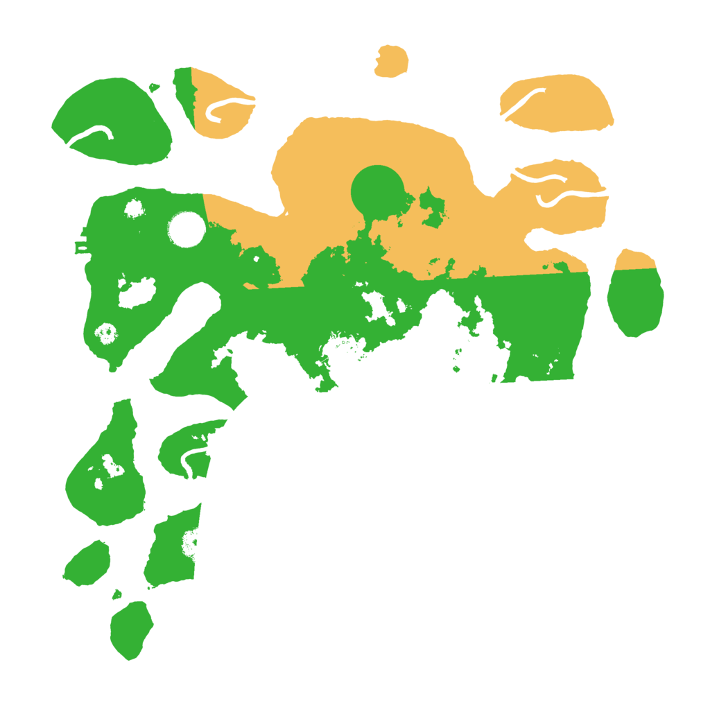 Biome Rust Map: Procedural Map, Size: 3500, Seed: 2306342