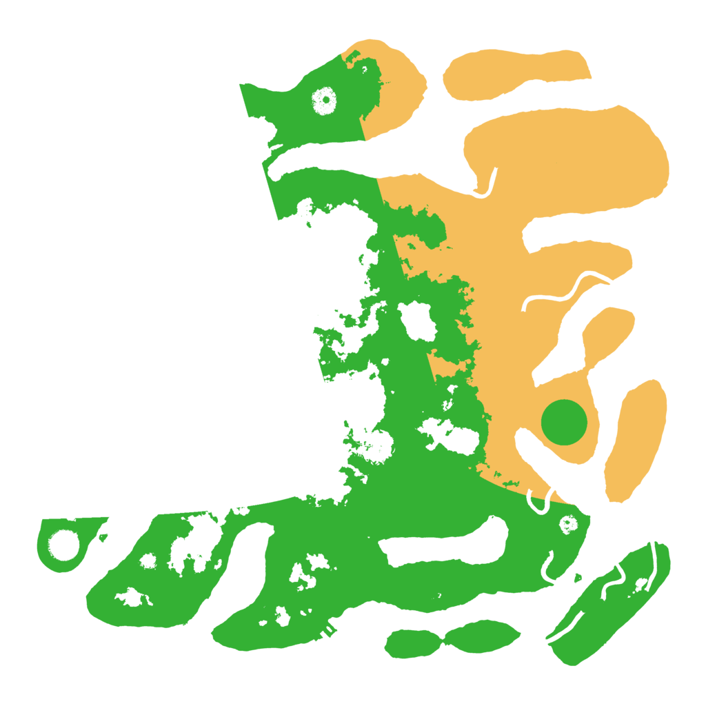 Biome Rust Map: Procedural Map, Size: 4050, Seed: 981537275