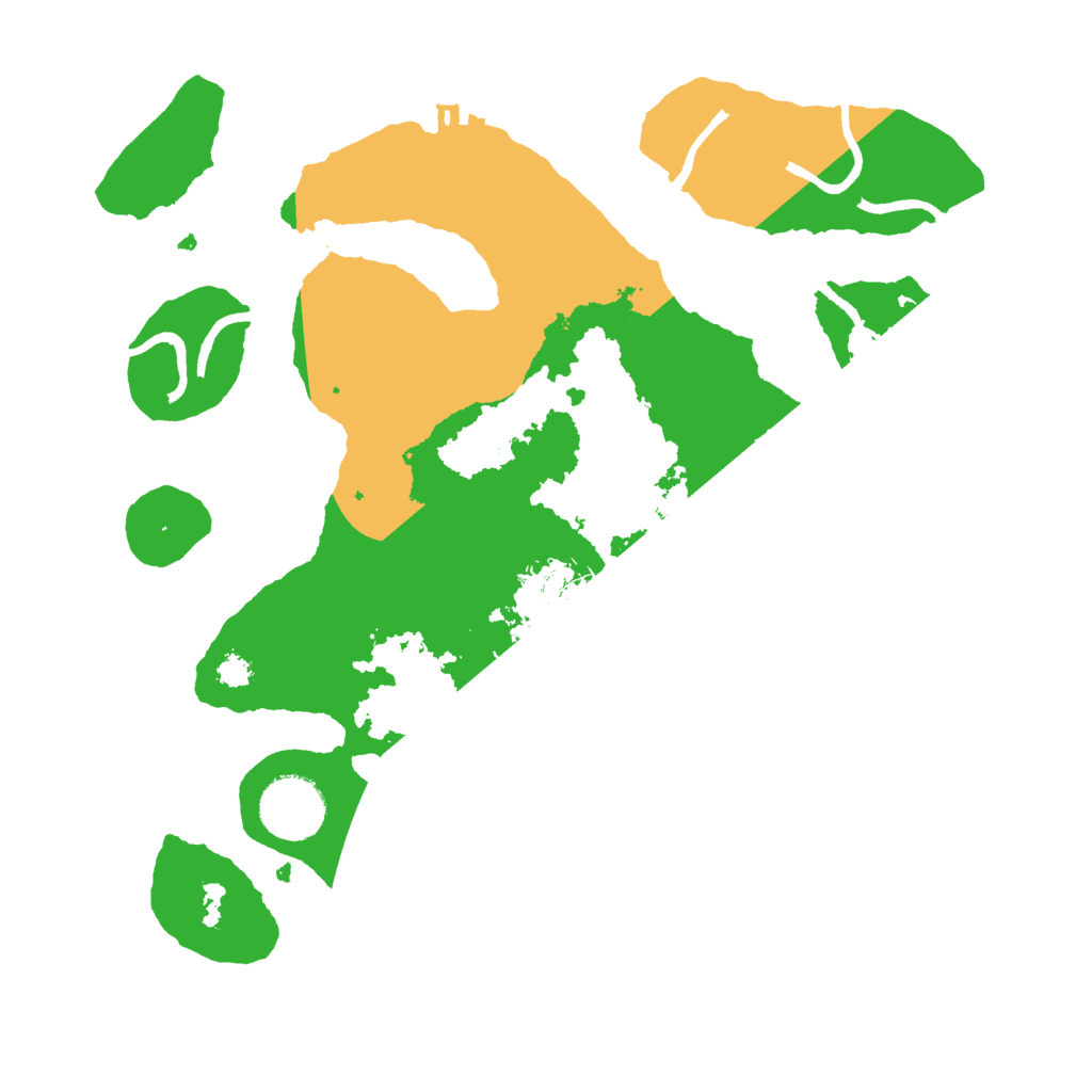 Biome Rust Map: Procedural Map, Size: 3000, Seed: 11702