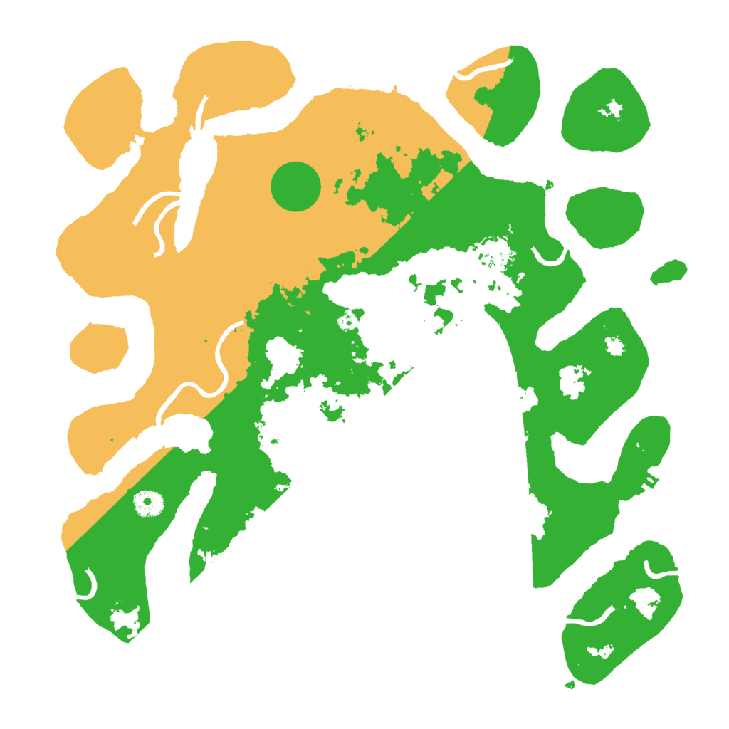 Biome Rust Map: Procedural Map, Size: 3850, Seed: 1118