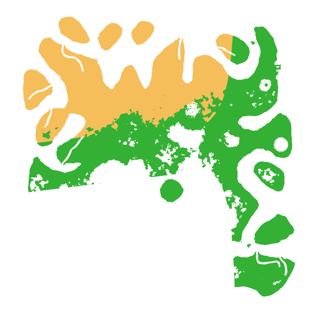 Biome Rust Map: Procedural Map, Size: 4000, Seed: 43262345