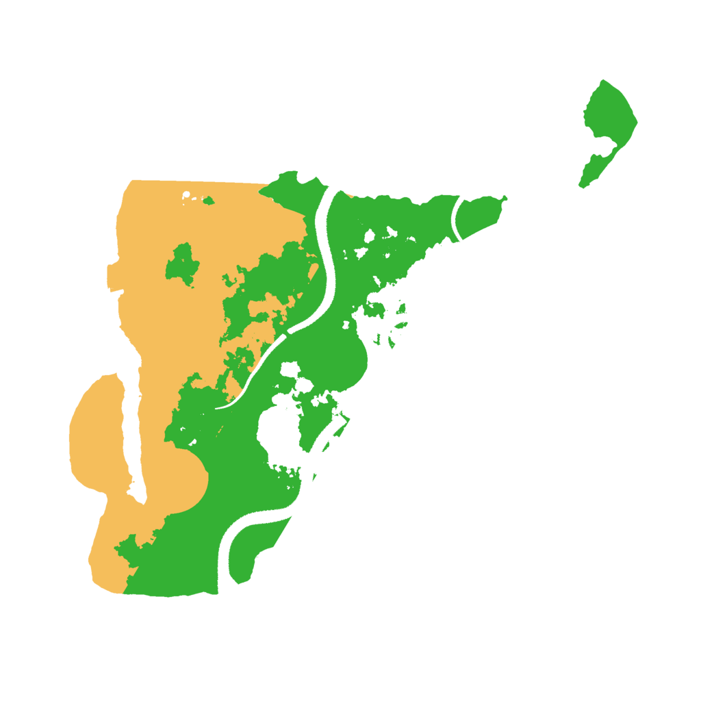 Biome Rust Map: Procedural Map, Size: 3000, Seed: 59372
