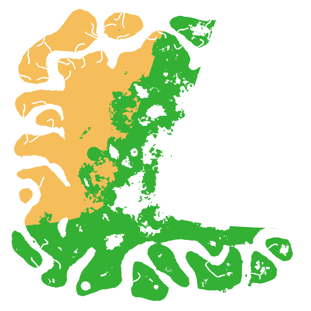 Biome Rust Map: Procedural Map, Size: 6000, Seed: 91158595