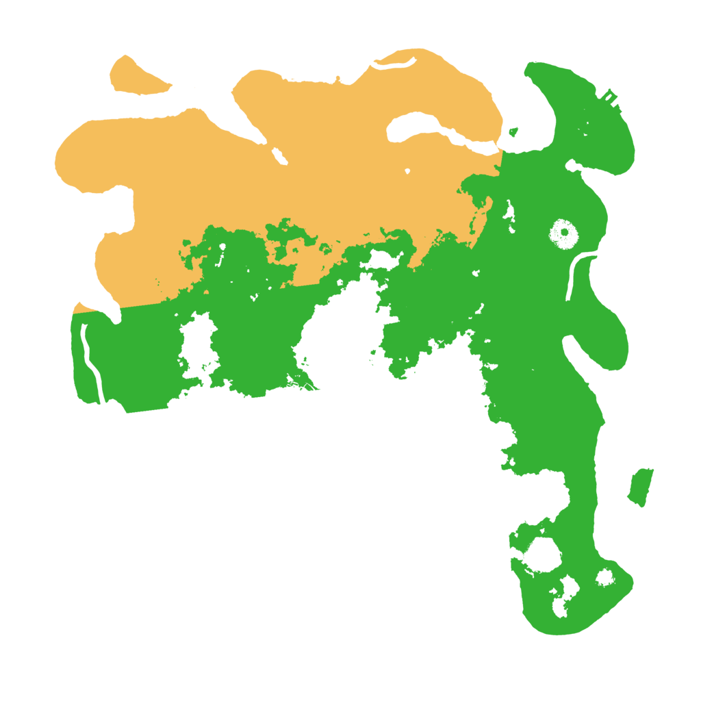 Biome Rust Map: Procedural Map, Size: 3700, Seed: 1629610273