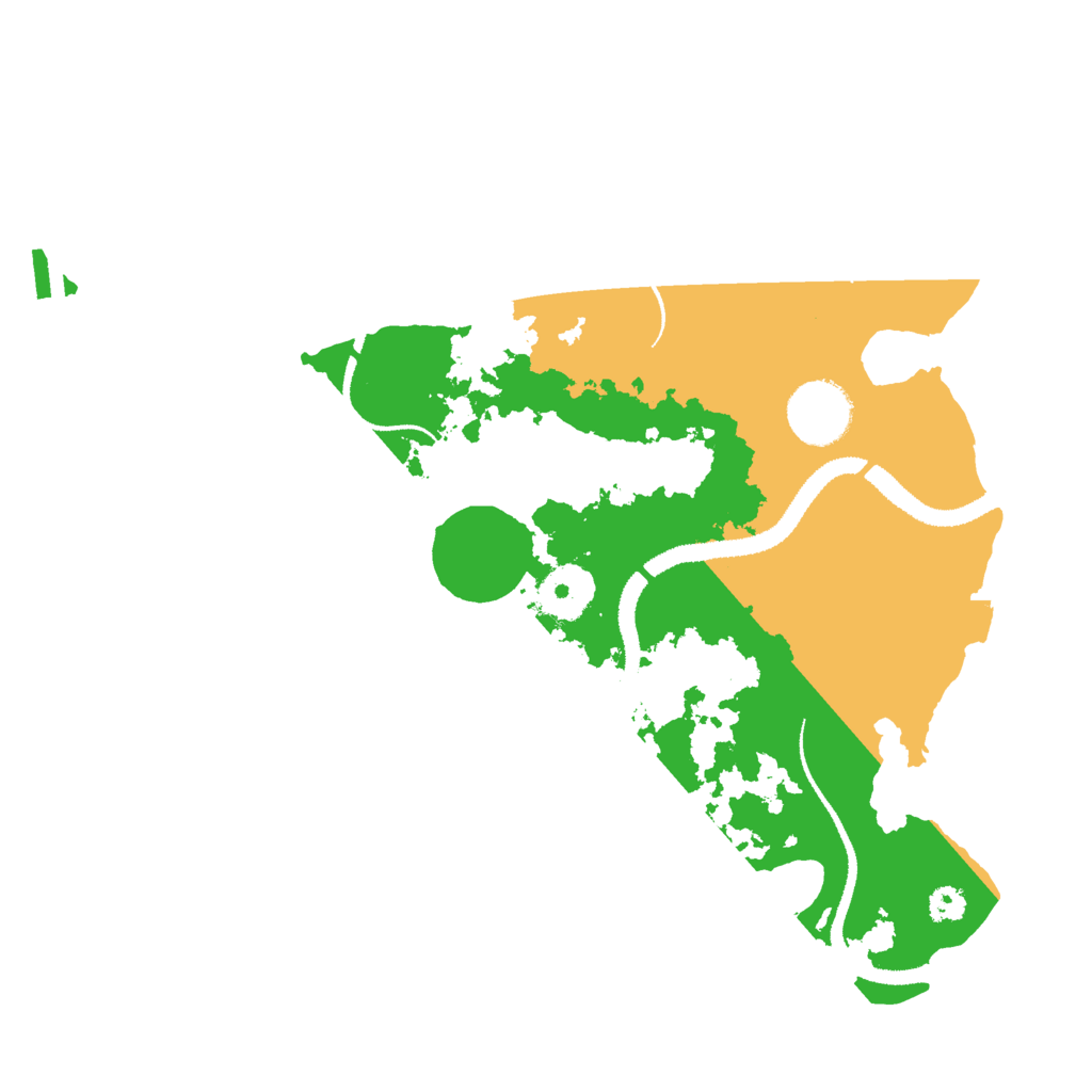 Biome Rust Map: Procedural Map, Size: 3000, Seed: 2436381