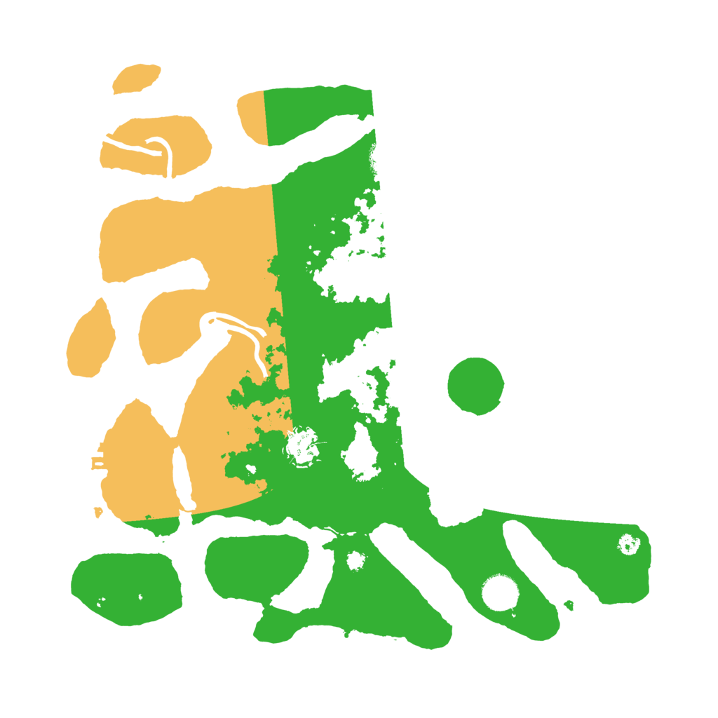 Biome Rust Map: Procedural Map, Size: 3500, Seed: 107402266