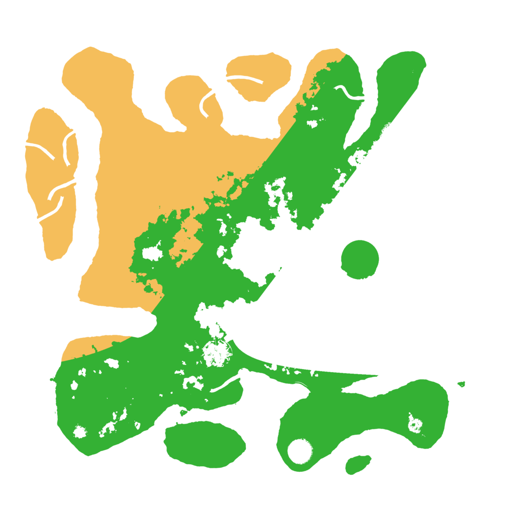 Biome Rust Map: Procedural Map, Size: 3700, Seed: 1308914