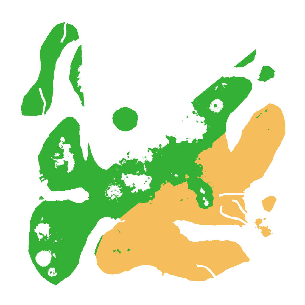 Biome Rust Map: Procedural Map, Size: 3500, Seed: 8826