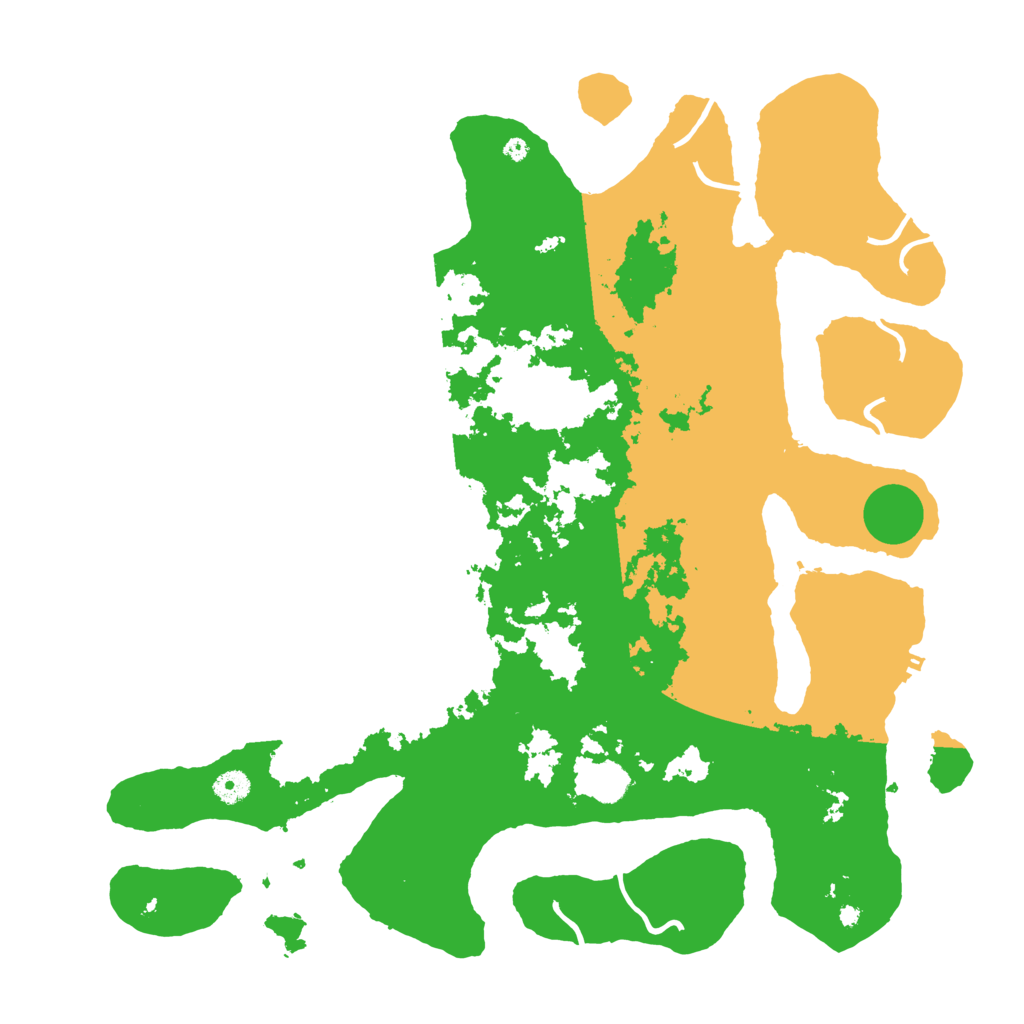 Biome Rust Map: Procedural Map, Size: 4500, Seed: 187465