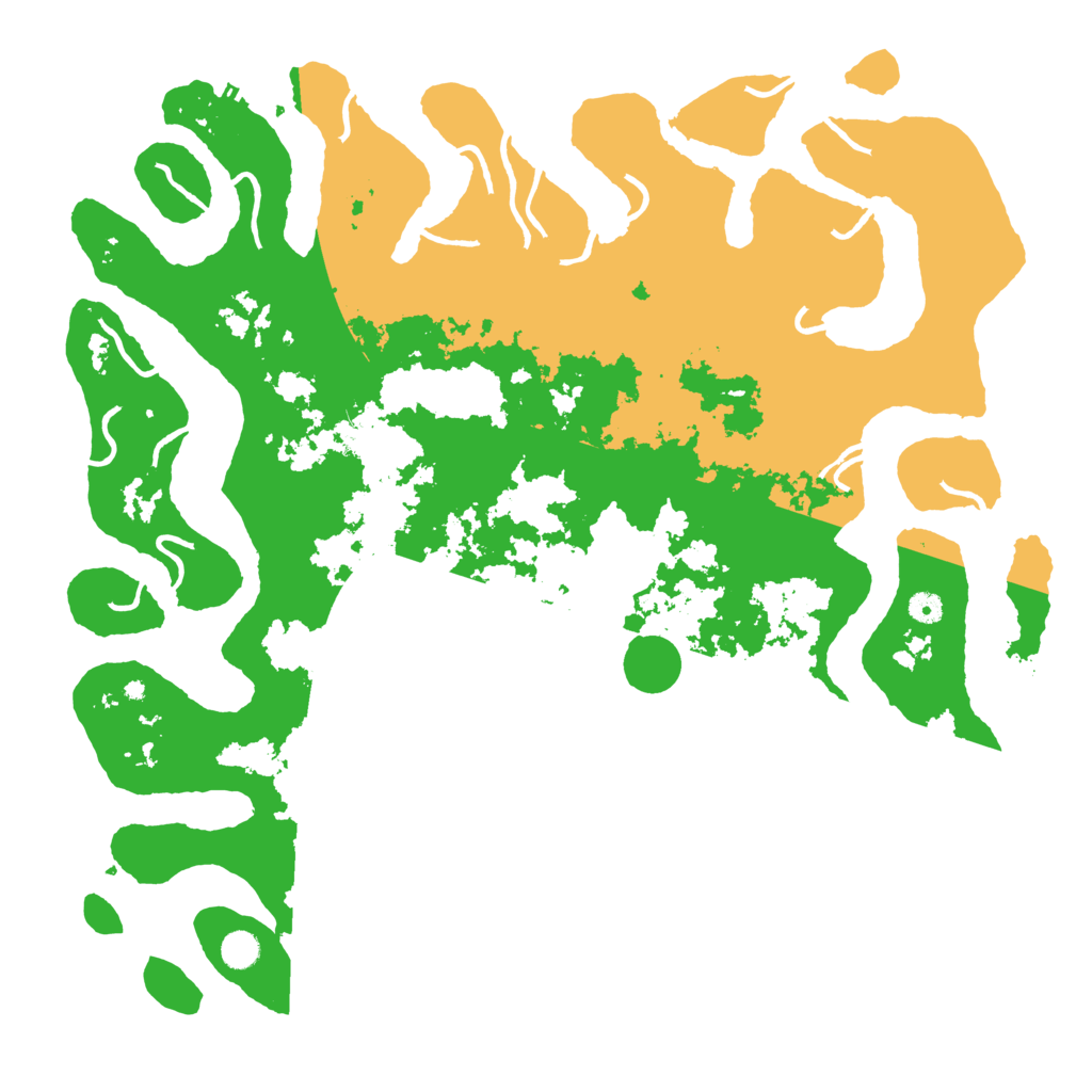 Biome Rust Map: Procedural Map, Size: 5000, Seed: 1111154