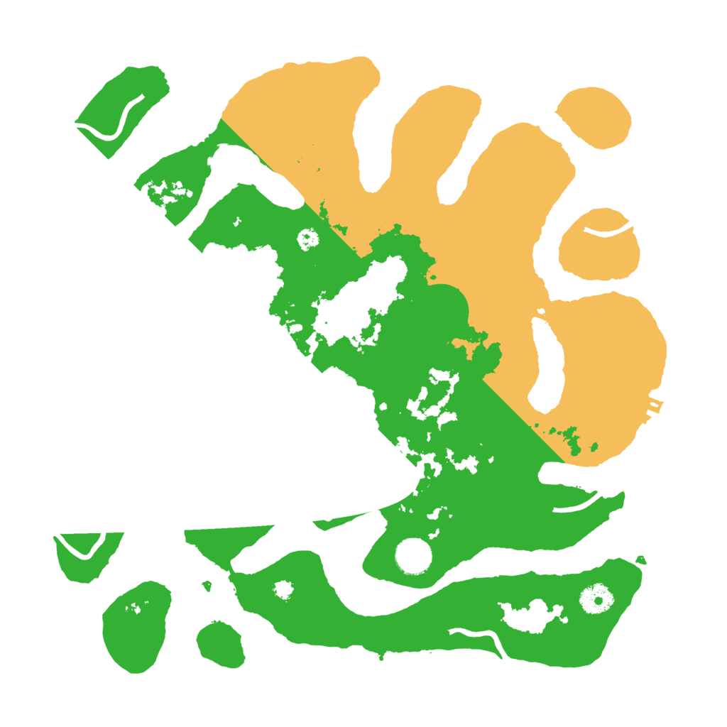 Biome Rust Map: Procedural Map, Size: 3500, Seed: 1931199565