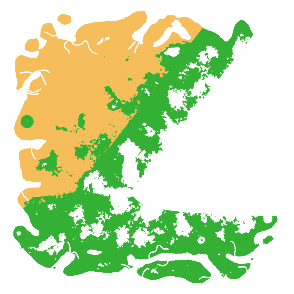 Biome Rust Map: Procedural Map, Size: 6000, Seed: 4