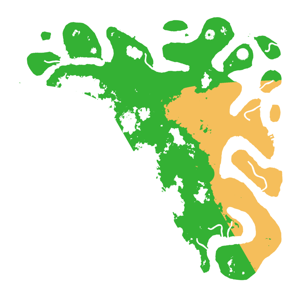 Biome Rust Map: Procedural Map, Size: 4500, Seed: 5974238