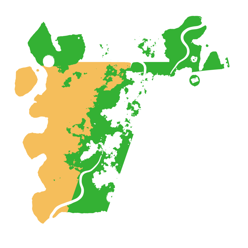 Biome Rust Map: Procedural Map, Size: 3800, Seed: 71285