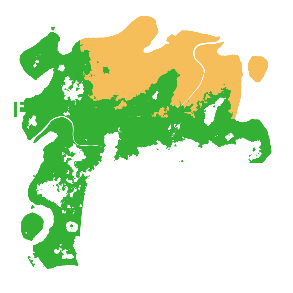 Biome Rust Map: Procedural Map, Size: 3850, Seed: 1063272924