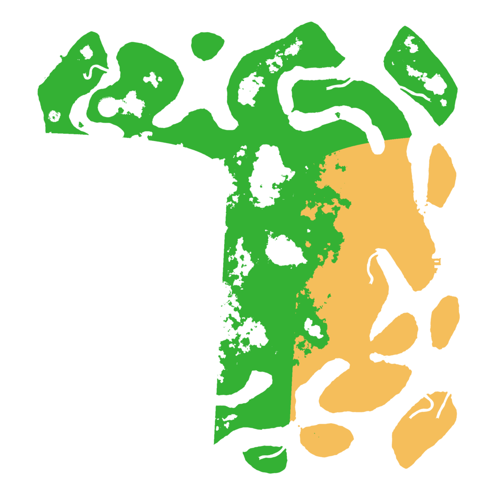 Biome Rust Map: Procedural Map, Size: 4444, Seed: 666666666