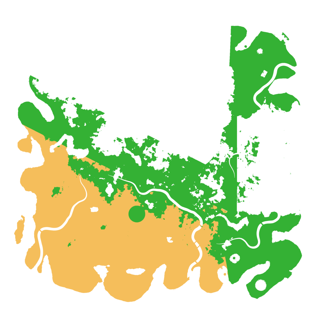 Biome Rust Map: Procedural Map, Size: 5000, Seed: 725369699