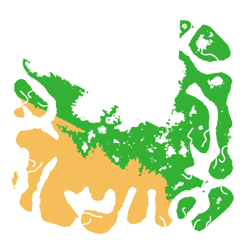 Biome Rust Map: Procedural Map, Size: 5000, Seed: 725369699