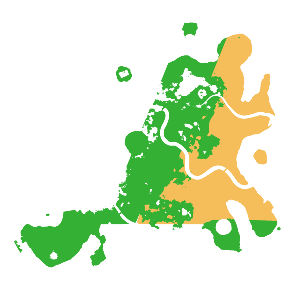 Biome Rust Map: Procedural Map, Size: 3500, Seed: 20220209