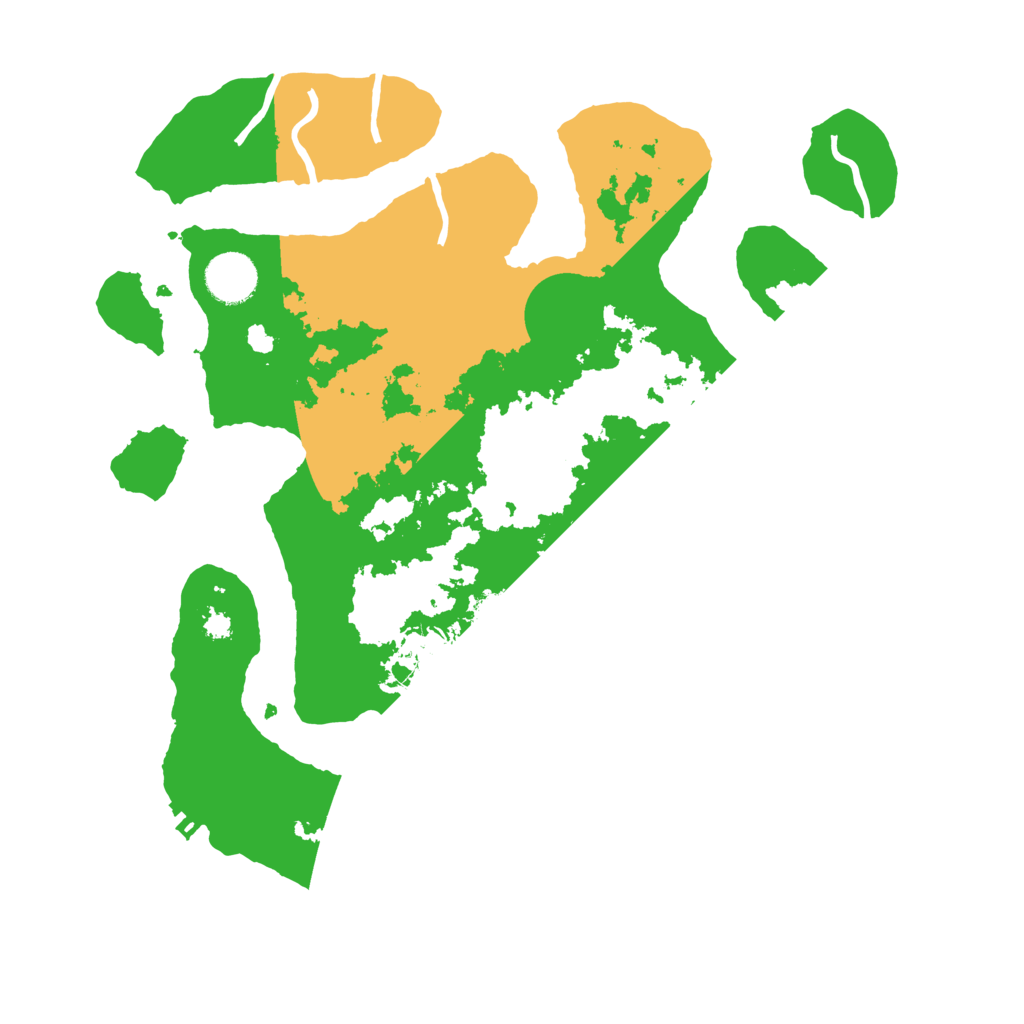 Biome Rust Map: Procedural Map, Size: 3500, Seed: 1077707068