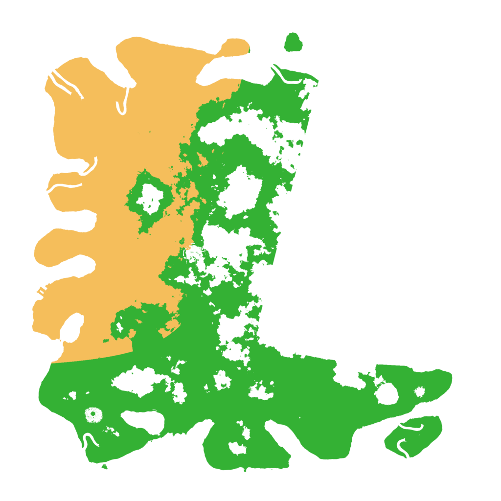 Biome Rust Map: Procedural Map, Size: 4500, Seed: 29