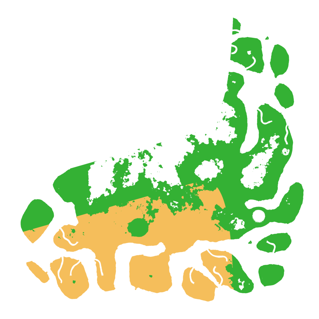 Biome Rust Map: Procedural Map, Size: 4500, Seed: 220106