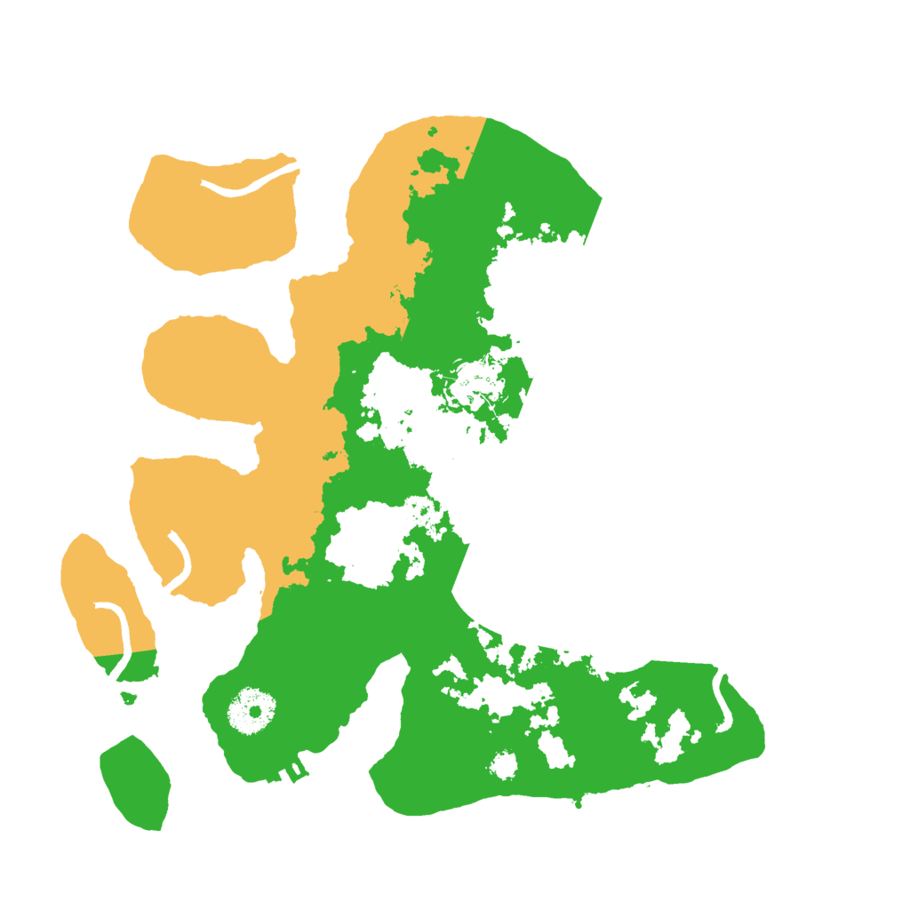 Biome Rust Map: Procedural Map, Size: 3000, Seed: 2200000